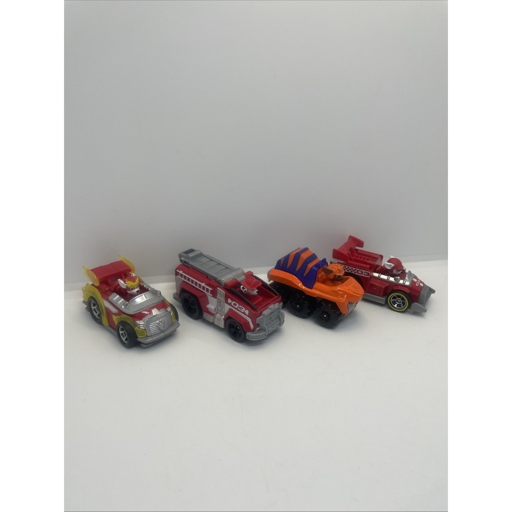 Lot of Five Metal Paw‎ Patrol Cars